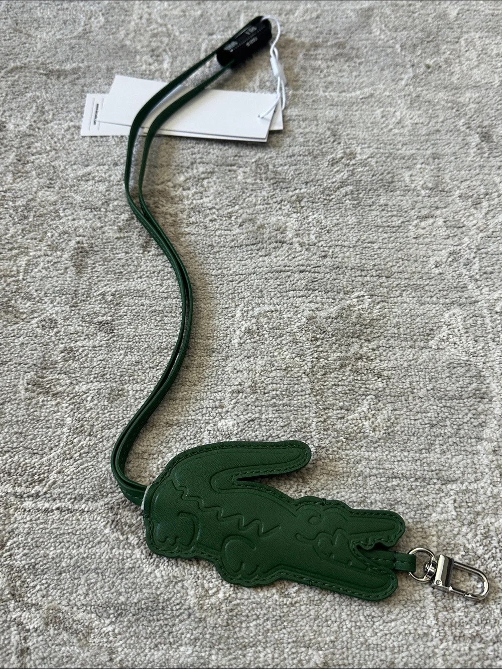 Lacoste Green Crocodile Key Ring. NWT’s.